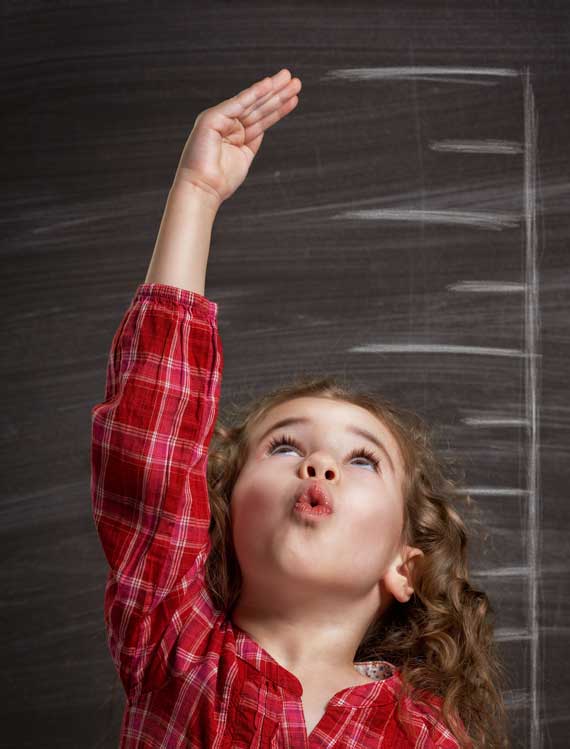 Girl measuring height STEAM Fun4kids